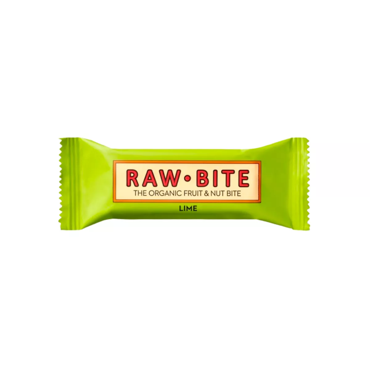 #1 - Rawbite Lime - Laktose- og glutenfri frugt- og nøddebar Ø (50 g)