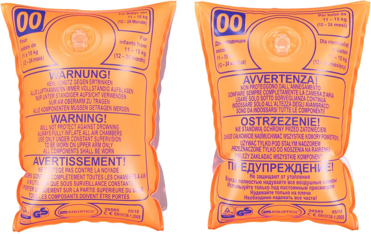 #1 - Aqua Lung Badevinger Unisex Svømmeudstyr Orange 024m