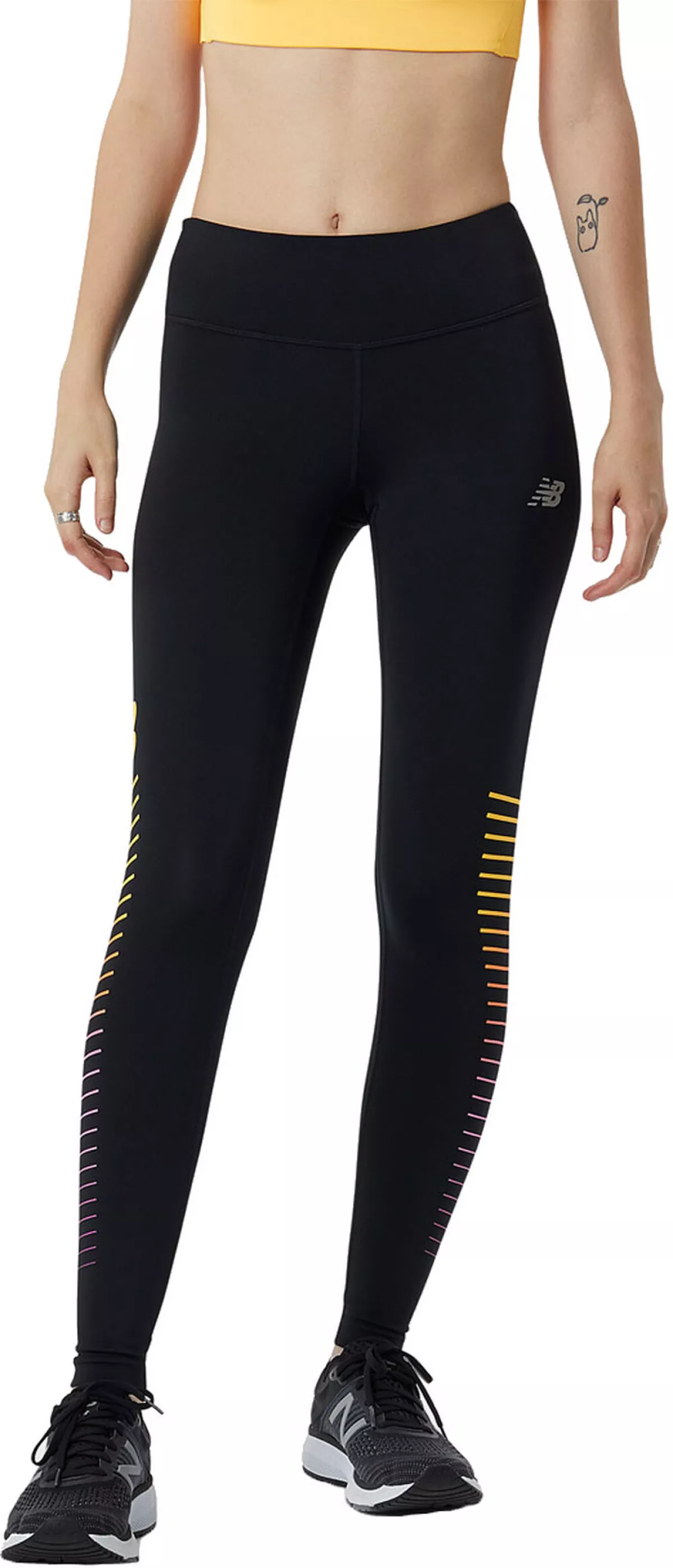 #1 - New Balance Reflective Accelerate Løbetights Damer Tights S