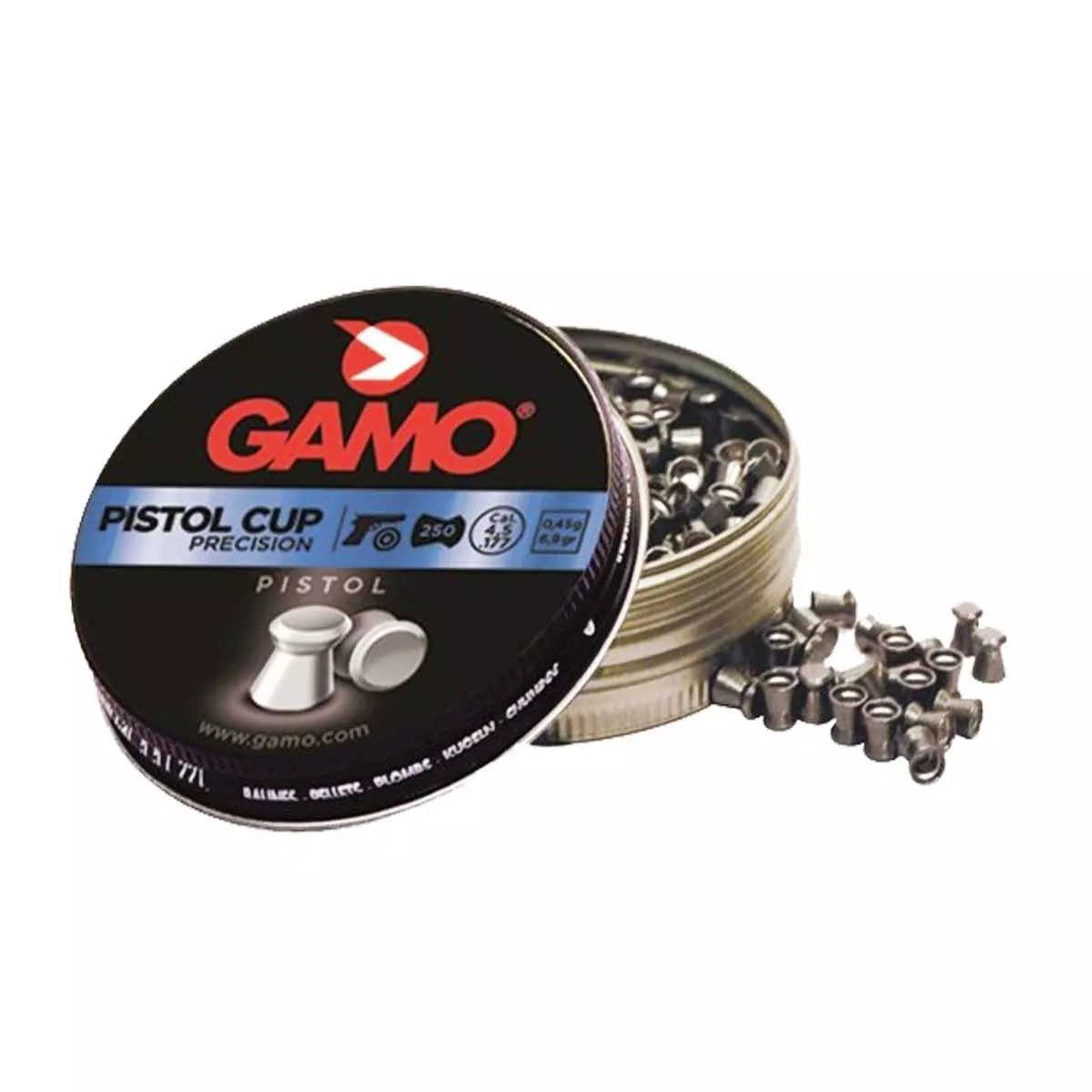 #1 - Gamo Pistol Cup hagl 4,5 mm 250 stk