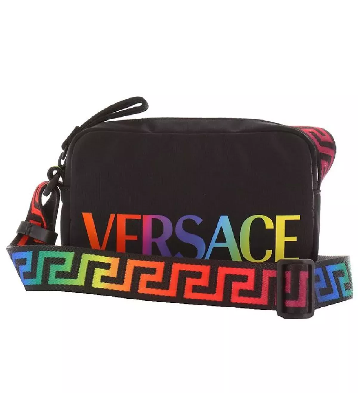 #1 - Versace Skuldertaske - Sort/Multifarvet