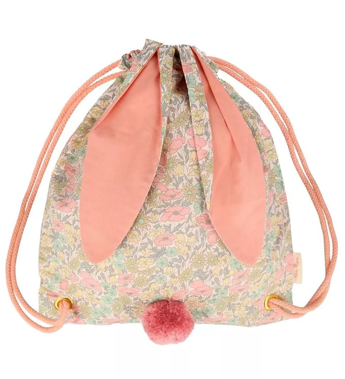 #1 - Meri Meri Gymnastikpose - Floral Bunny Backpack - OneSize - Meri Meri Taske
