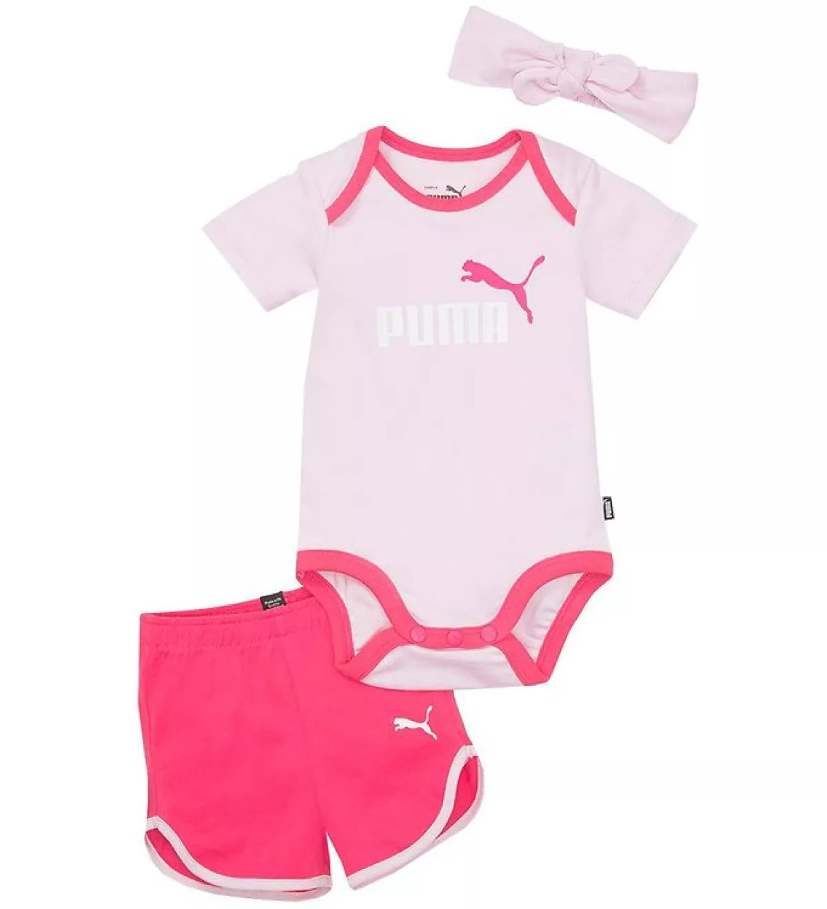 #3 - Puma Gaveæske - Body k/æ/Shorts/Hårbånd - Pearl Pink - 68 - Puma Body K/Æ