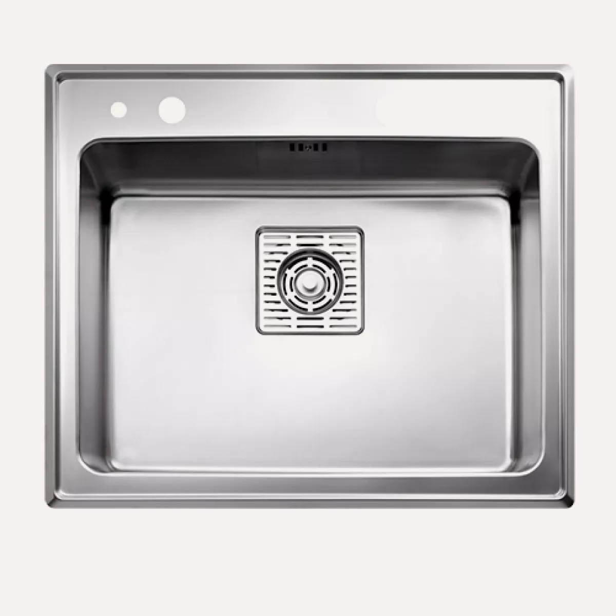 #1 - Intra Frame 60 SX. Silestone / Kompositsten planlimet køkkenvask