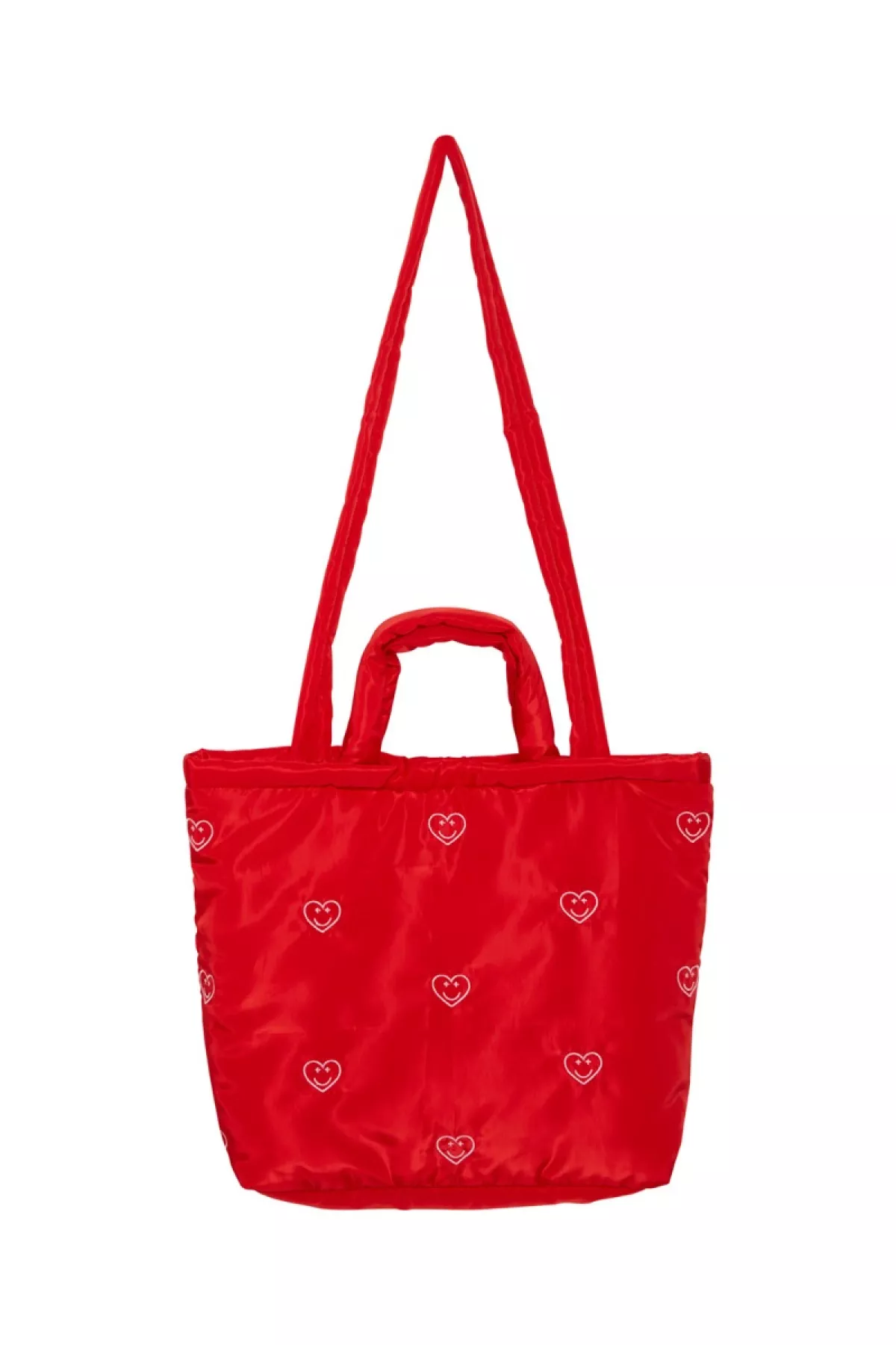 #1 - Ichi - Taske - IA Mea Smiley Shopper Bag - Poppy Red