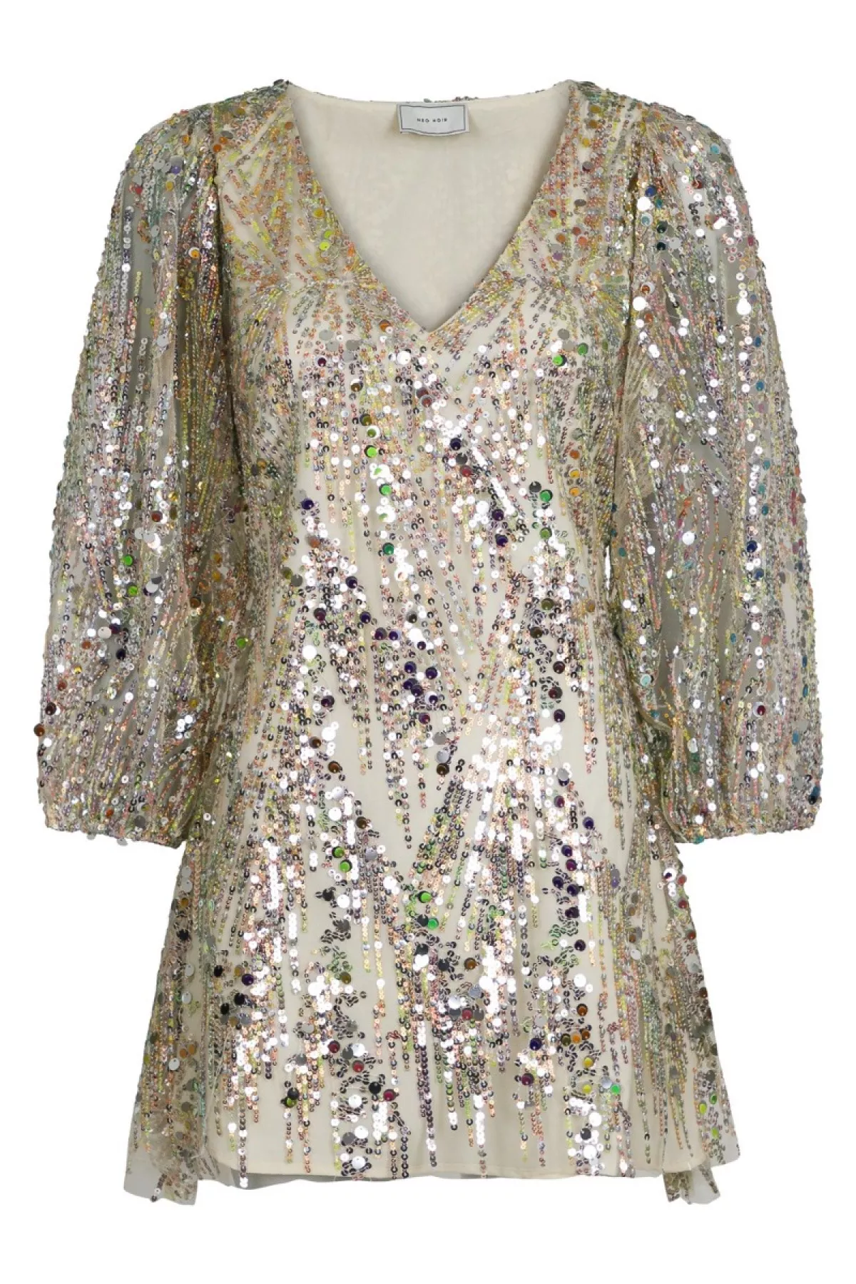 #1 - Neo Noir - Kjole - Sloane Multi Sequins Dress - Champagne