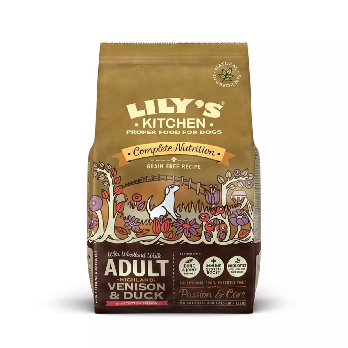 #2 - Lilys Kitchen tørfoder Adult Venison & Duck, 2.5 kg