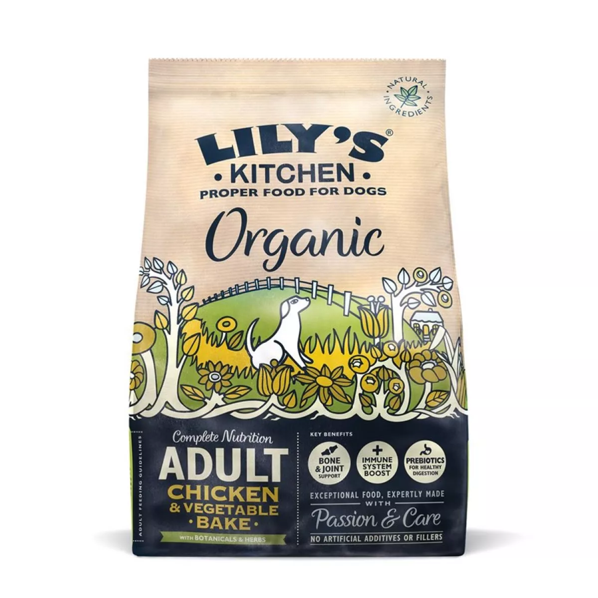 #1 - Lilys Kitchen Organic Chicken, 2.5 kg - ØKOLOGISK tørfoder