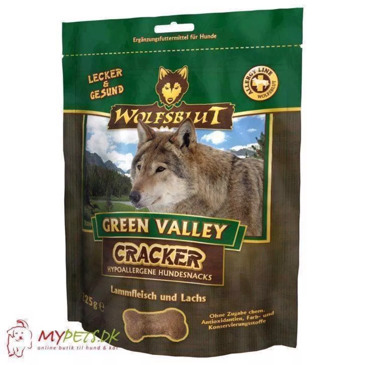 #1 - Wolfsblut Cracker - Green Valley - kornfri hundekiks