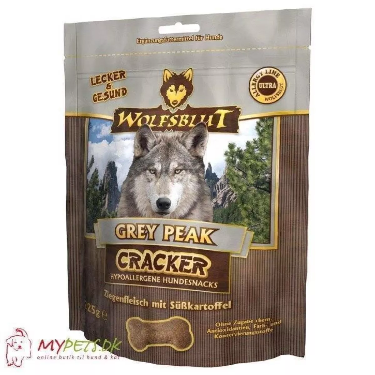 #1 - Wolfsblut Cracker - Grey Peak - kornfri hundekiks