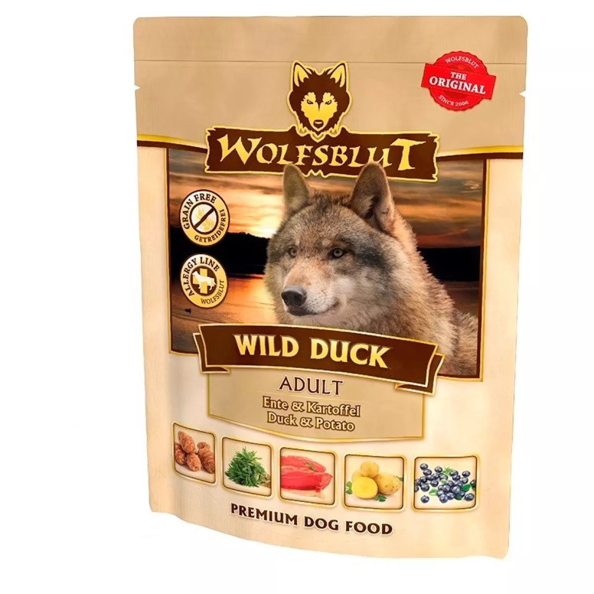 #3 - WolfsBlut Wild Duck, Vådfoder, 300g