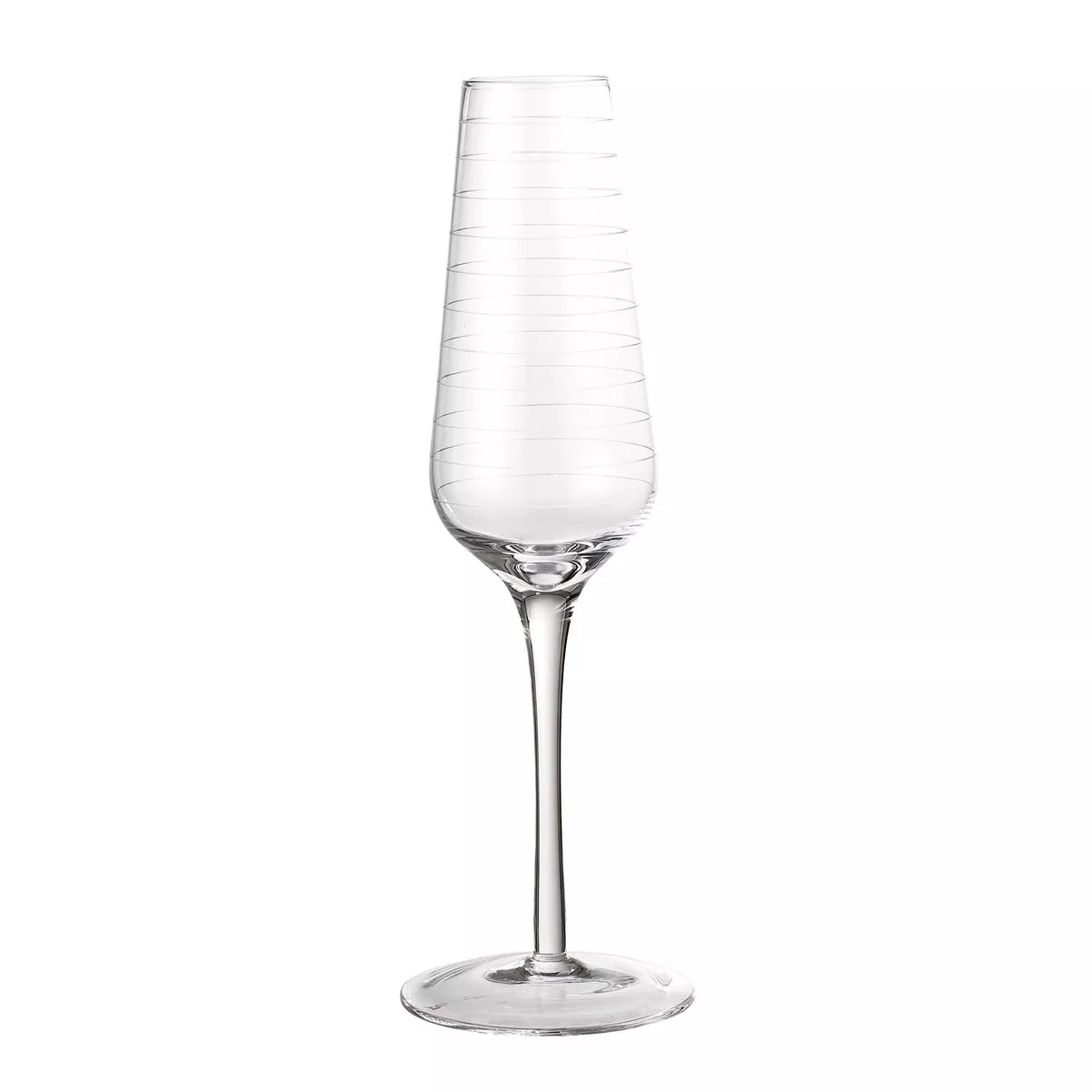#1 - Alva, Champagneglas, Klar, Glas by Bloomingville (D: 7 cm. x H: 25 cm., Klar)