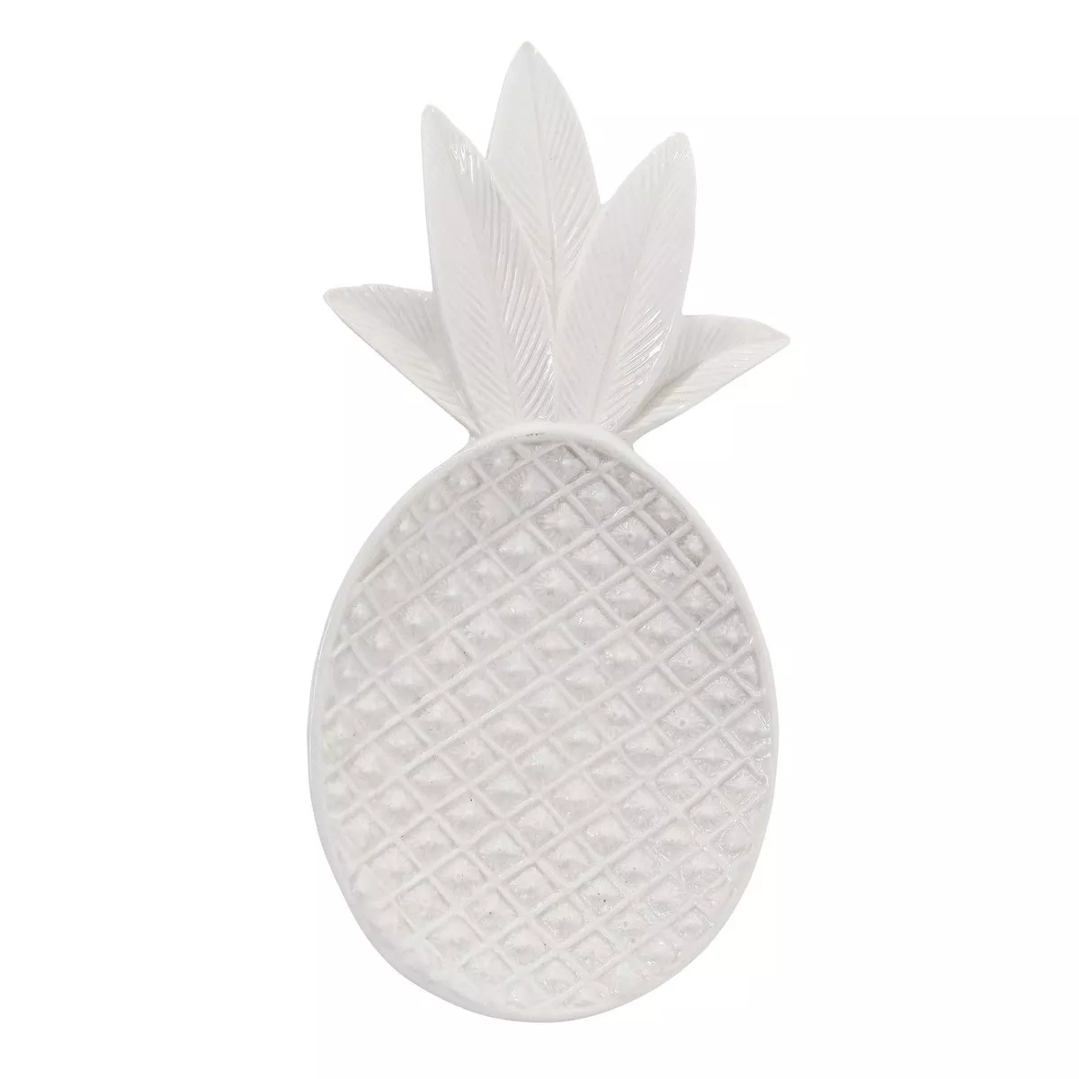 #3 - Bloomingville Pineapple dekorationsbakke hvid
