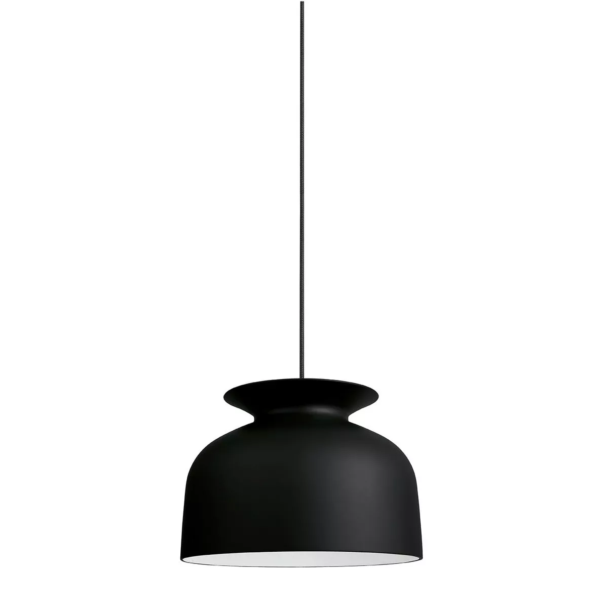 #1 - GUBI Ronde hængelampe Ø 40 cm, sort