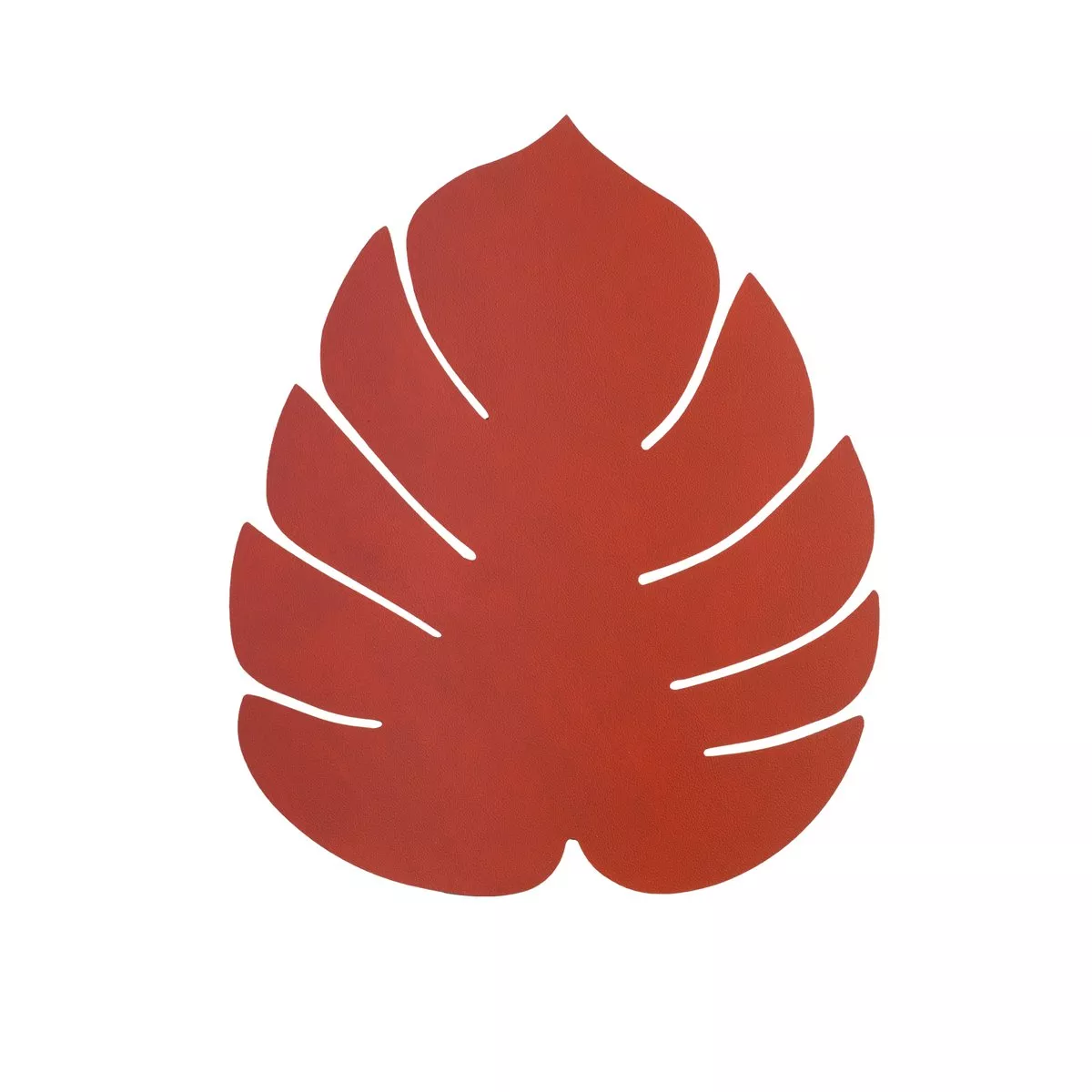 #1 - LIND DNA Monstera Leaf Nupo glasunderlag Sienna