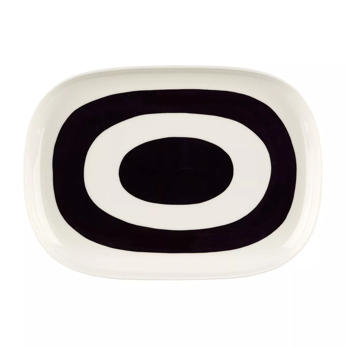 #1 - Marimekko Melooni tallerken 32x23 cm White/Clay