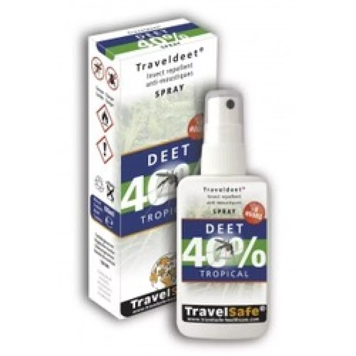 #3 - Travelsafe Traveldeet 40% (spray)     (no,se,dk,nl) - Rejseudstyr