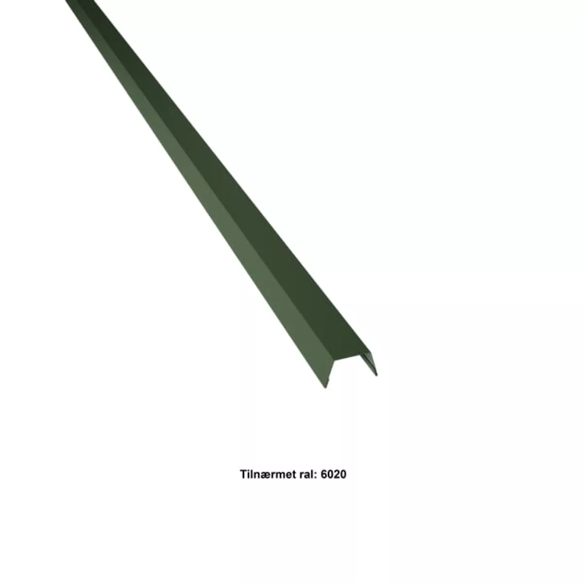 #1 - Vindskedekapsel. 25-30-25x2000 mm. - Grøn