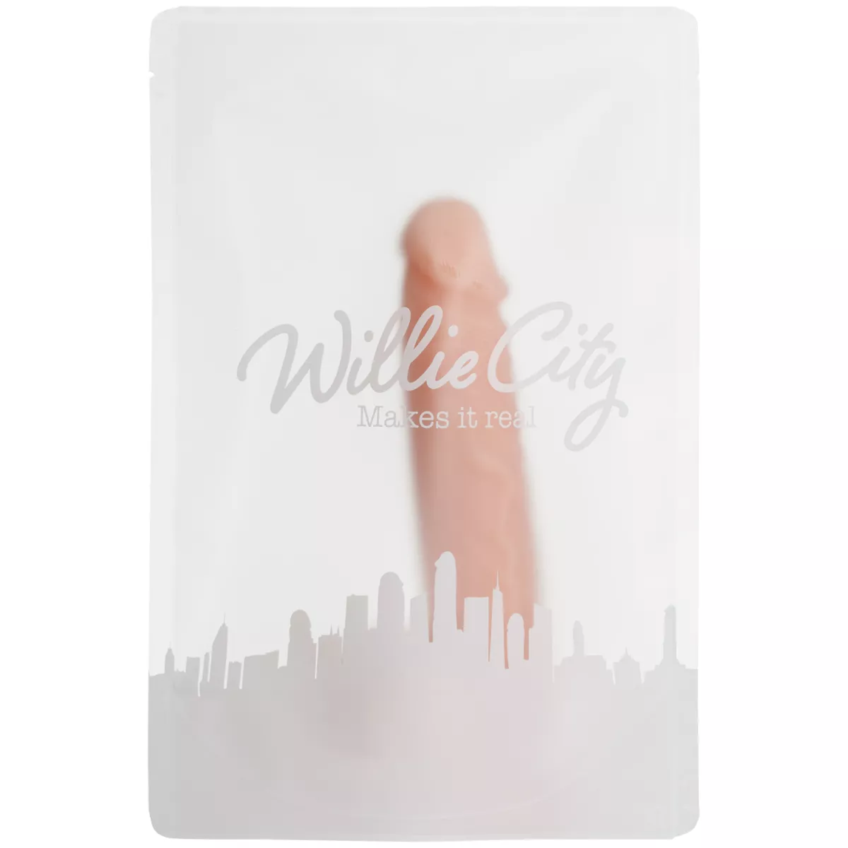 #1 - Willie City Luxe Realistisk Dildo 19,5 cm     - Nude