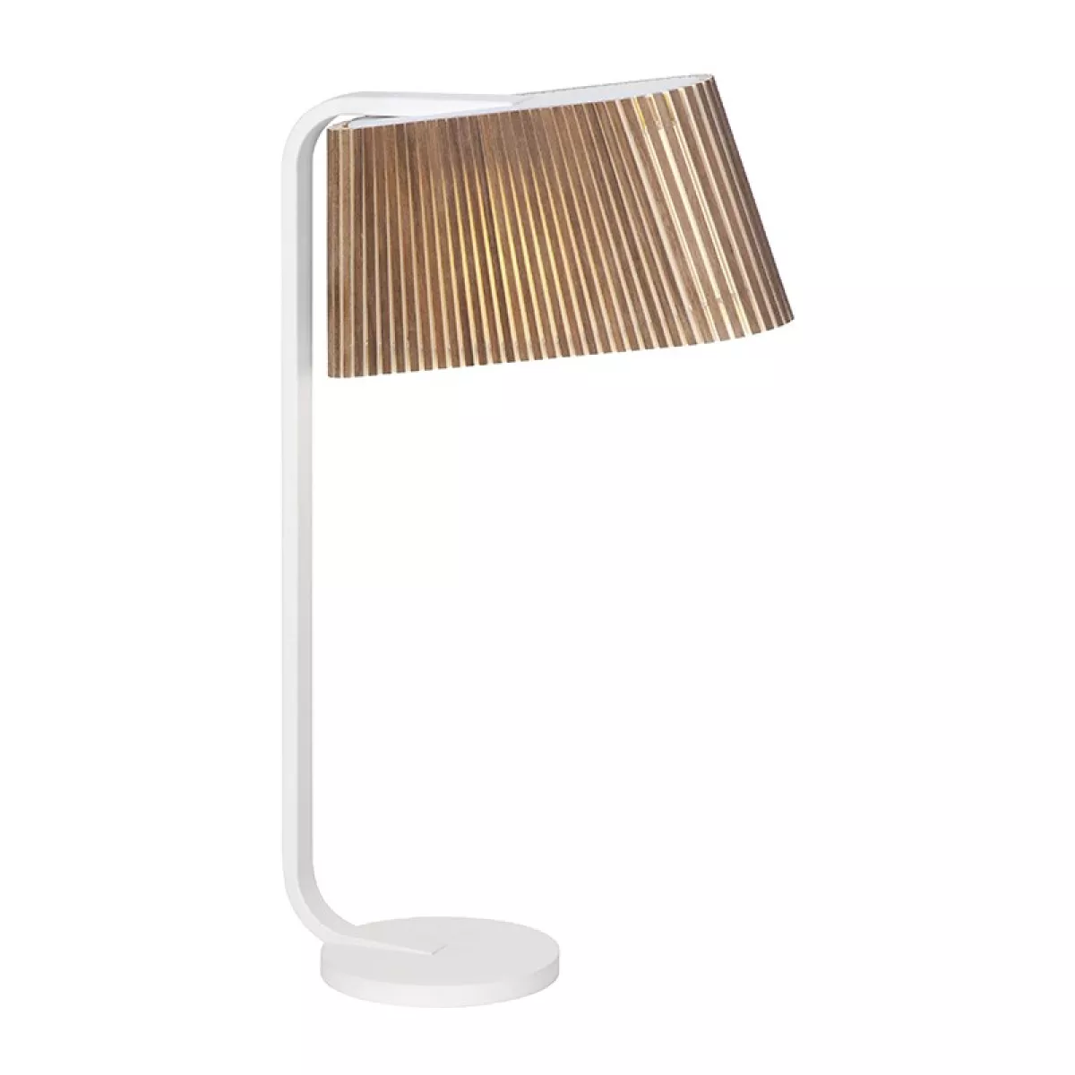 #1 - Owalo 7020 bordlampe (Valnød) - Secto Design - Designet af Seppo Koho