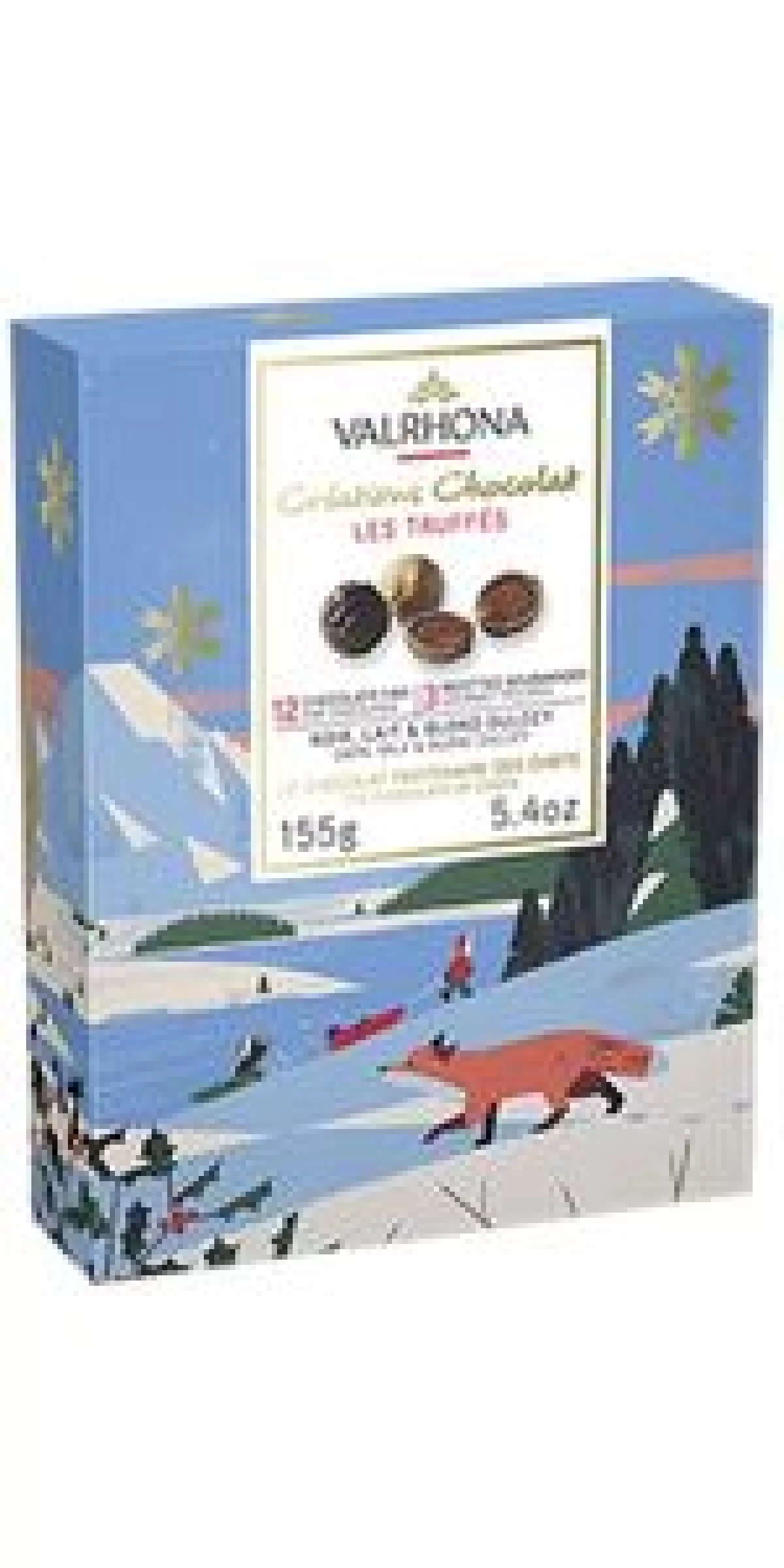 #1 - Valrhona, 16 stk. Chokoladetrøfler Winter - Chokolade