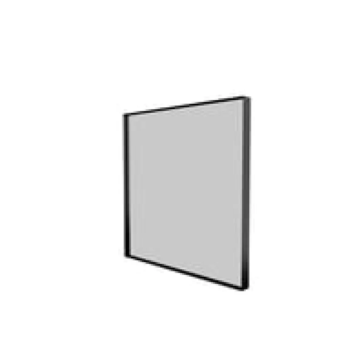 #1 - Sanibell Basicline spejl, sort (mat), 60 cm x 60 cm