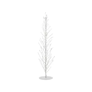 2: Glow, Juletræ i ståltråd by House Doctor (D: 12 cm. x H: 60 cm., Hvid)