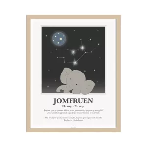 1: KIDS by FRIIS Stjernetegns plakat - Jomfruen