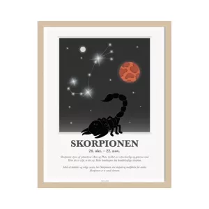10: KIDS by FRIIS Stjernetegns plakat - Skorpionen