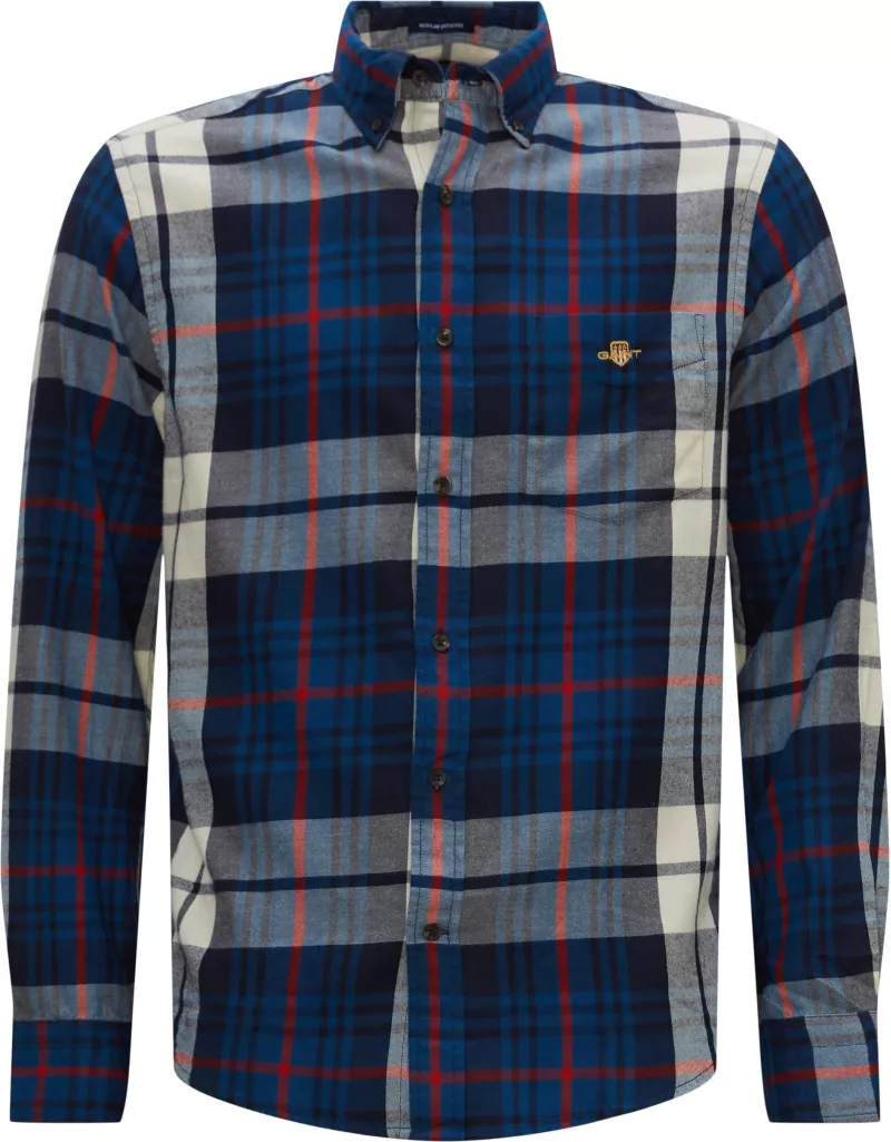4: Gant - Plaid Flannel Skjorte