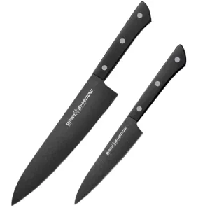 6: Samura SHADOW Kokkekniv Knivsæt - 2 stk