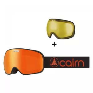 18: Cairn Magnetik, skibriller, mat sort orange