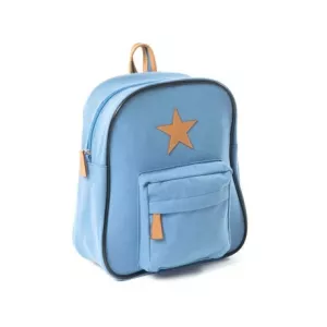 4: Smallstuff - Skoletaske Med Stjerne Til Børn - Lyseblå