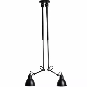 1: 302 Double Loftlampe Sort - Lampe Gras