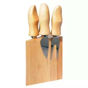 1: Laguiole Osteknive på træblok