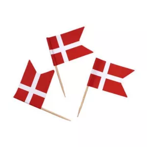 10: Flag På Pind / Kageflag 25 Srk.