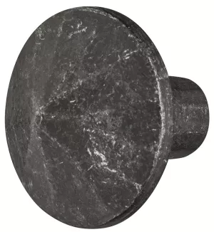 9: Møbelgreb formet som en snurretop i sort antik zinklegering