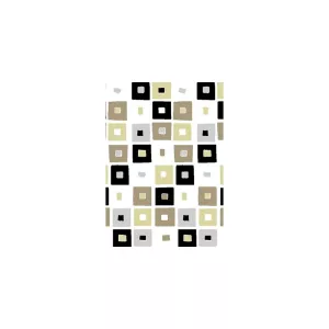 1: Geyser Square Spots polyester badeforhæng 180x200 cm
