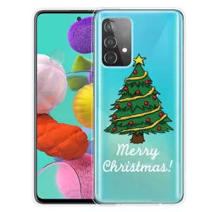 10: Samsung Galaxy A32 (5G) TPU Plast Julecover - Merry Christmas - Juletræ