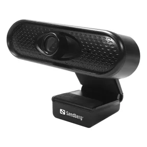 7: Sandberg USB Webcam 1080p@30fps m. Mikrofon - Sort