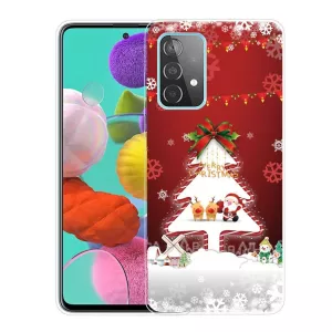 16: Samsung Galaxy A53 (5G) TPU Plast Julecover - Merry Christmas - Juletræ & Snefnug