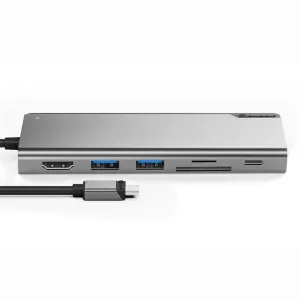 1: Alogic Ultra USB-C 6-i-1 Dock 4K HDMI / 100W USB-C PD / USB-A / Kortlæser - Space Grey