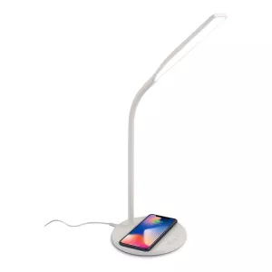 2: Celly LED Lampe med Trådløs Oplader - Hvid