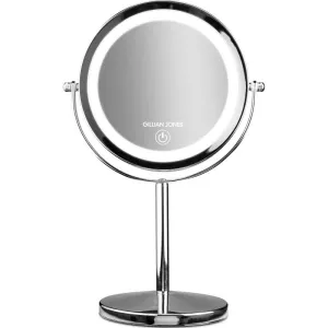7: Gillian Jones Stand LED Light Mirror With Touch x10 -Silver 10383-81