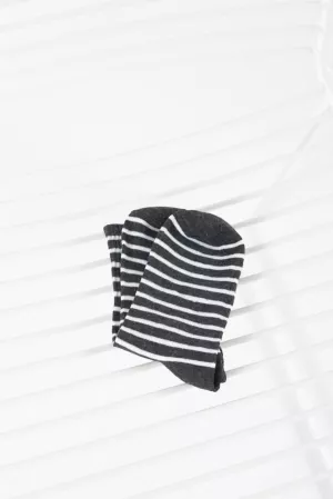 6: Asme Socks - Dark grey/White - Irréel - Grå One Size