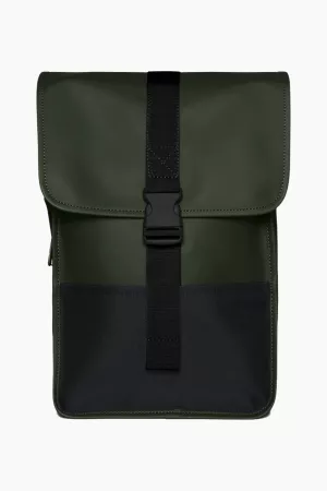 6: Buckle Backpack Mini - Green - Rains - Grøn One Size