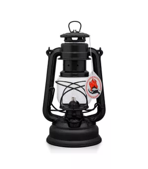 10: Feuerhand Hurricane Lantern 276 matt bla - Lanterne