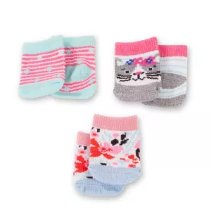 5: Götz dukketøj, sokker 3-pak - 30-50 cm