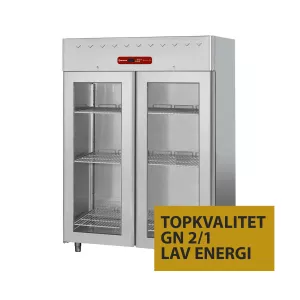 15: Køleskab / Displaykøleskab 1400 liter - rustfrit stål