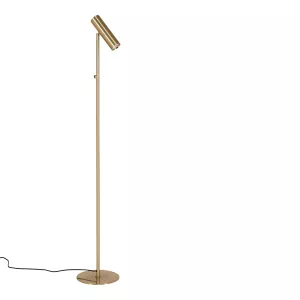 1: Gulvlampe Lampe i messing med stofledning på 210 cm Pære: GU10/5W LED IP20 - 6409104
